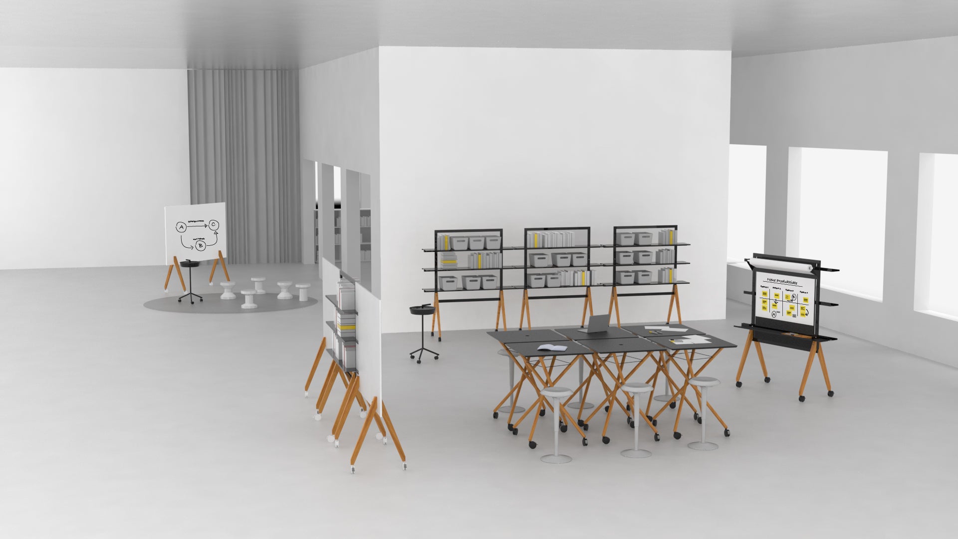 Design Thinking Räume modern und sinnvoll einrichten