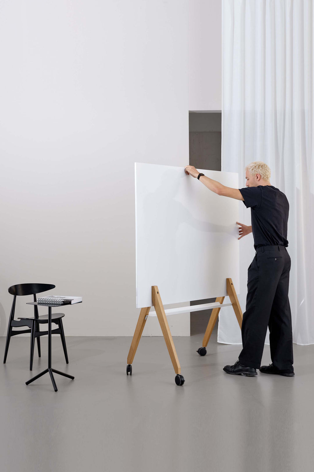 Pin board Pin Up on Tour 120 cm, white