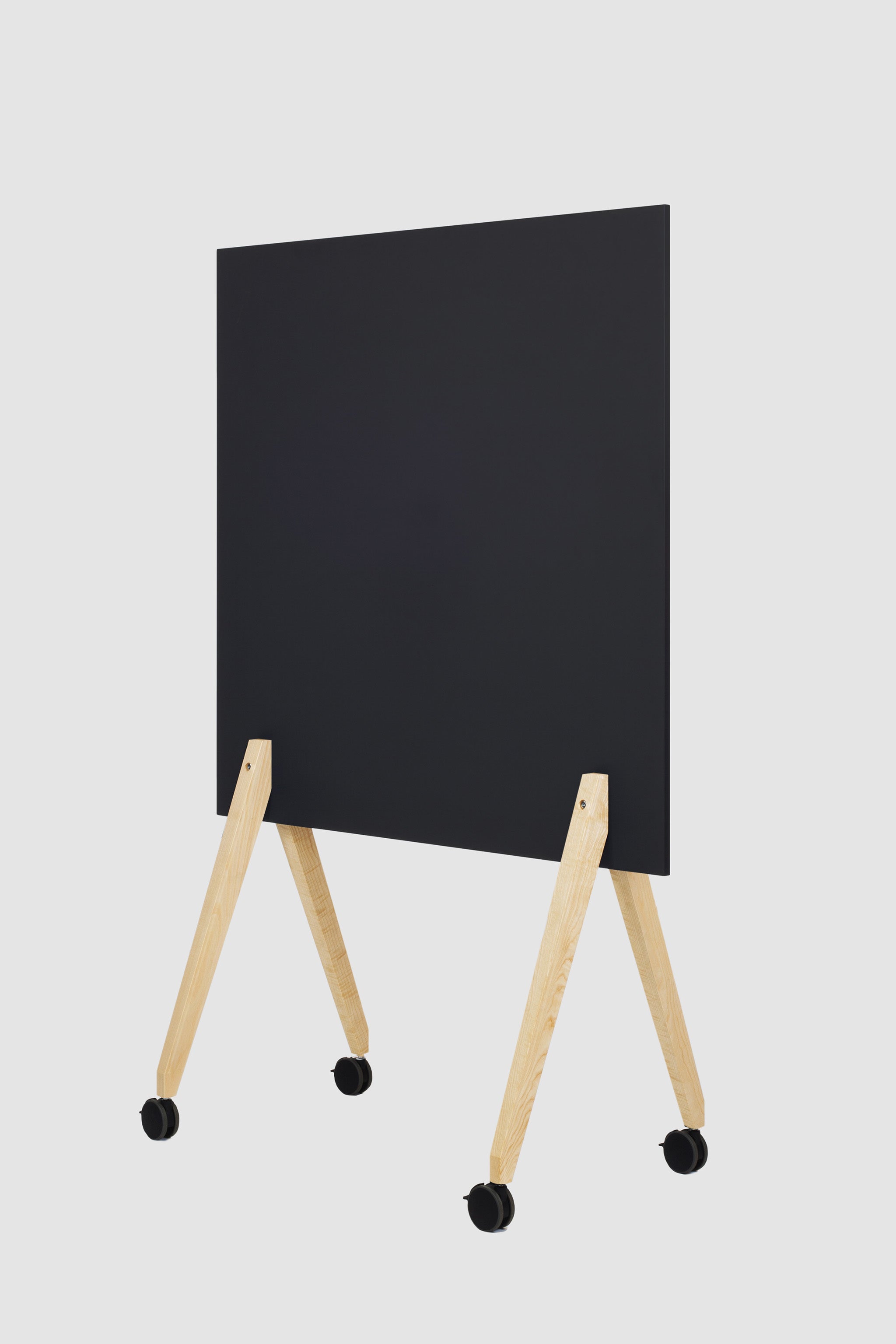 Pin Up on tour 120 Schwarz, Esche beine und Schwarze Rollen