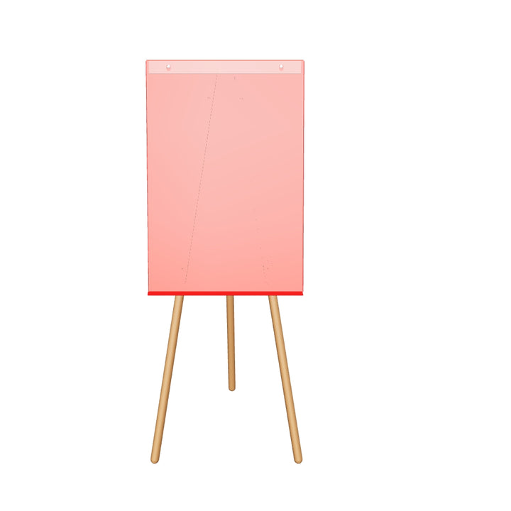 Klappbares Flipchart Foldable mit Holzstativ