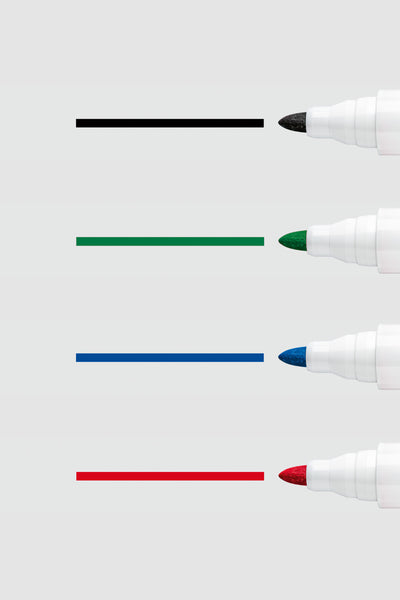 Whiteboardmarker, 4-er Set, Rundspitze 2mm - roomours.de