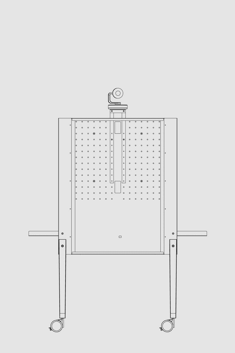 Rollwagen für LCD-/ Touch-Displays bis 85" Chatterbox