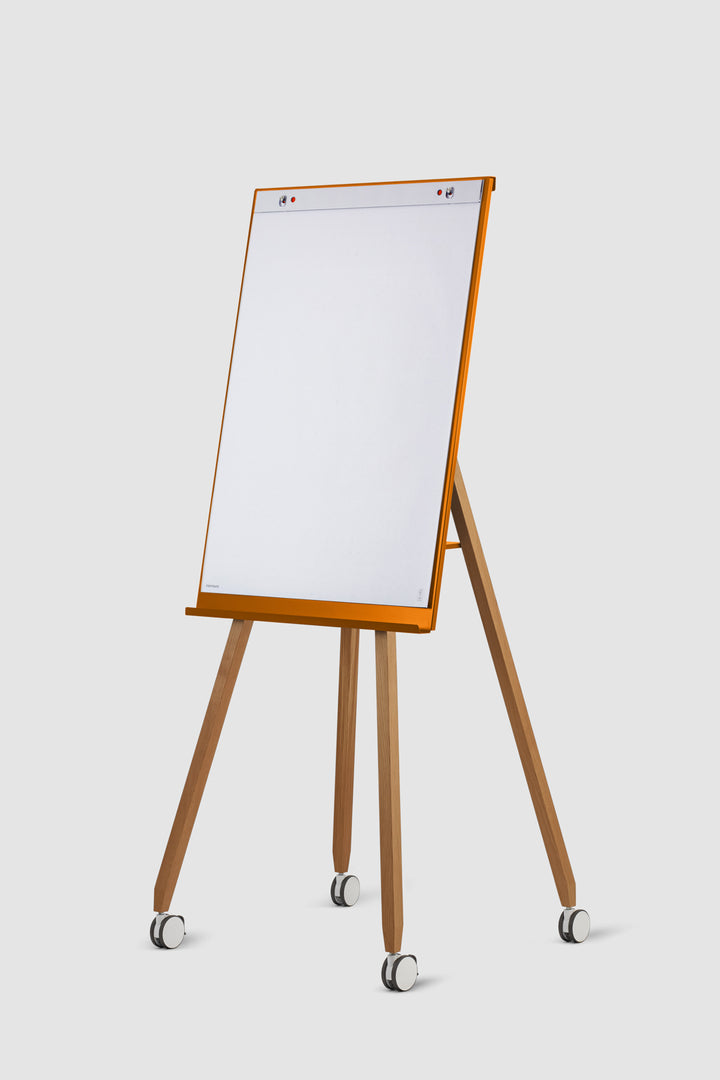 Mobiles Flipchart auf Rollen Freewheelin’