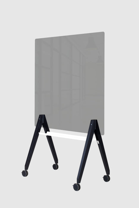 Glasboard Glassworks 120 cm, grau - roomours.de