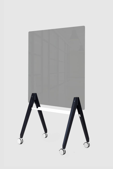 Glasboard Glassworks 120 cm, grau - roomours.de