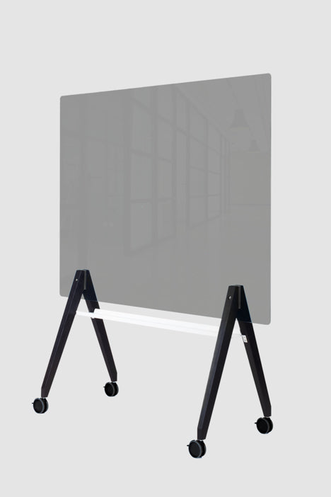 Glasboard Glassworks 150 cm, grau - roomours.de