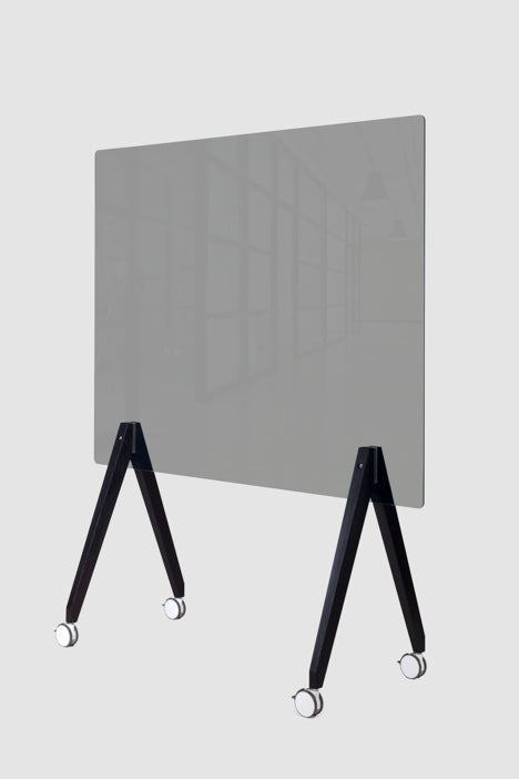 Glasboard Glassworks 150 cm, grau - roomours.de